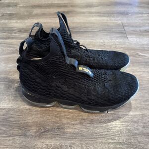 Nike LeBron 16 Low “Triple Black” Men’s Basketball Shoes Size 12 No Laces/Insole